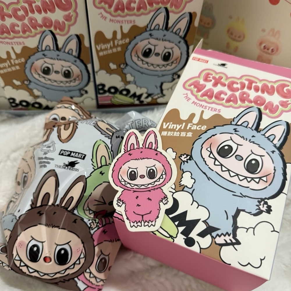Exciting Macaron The Monsters Vinyl Lechee Berry 100 % Authentic